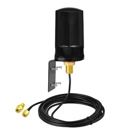 Bingfu 4G LTE Antenna 7dBi Outdoor SMA Connector Antenna Wall Mounted, Waterproof Antenna Compatible with Vodafone E-PlusT-Mobil O2 Vodafone 4G LTE Router Gateway Modem, Wildlife Camera