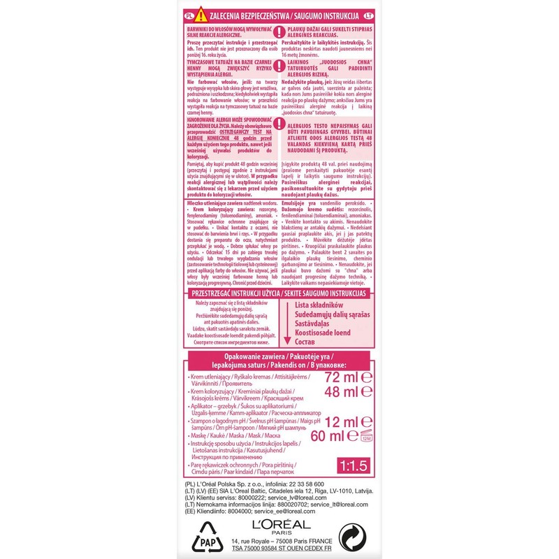 L'Oréal Paris Excellence Hair Colour, 3, Dark Brown