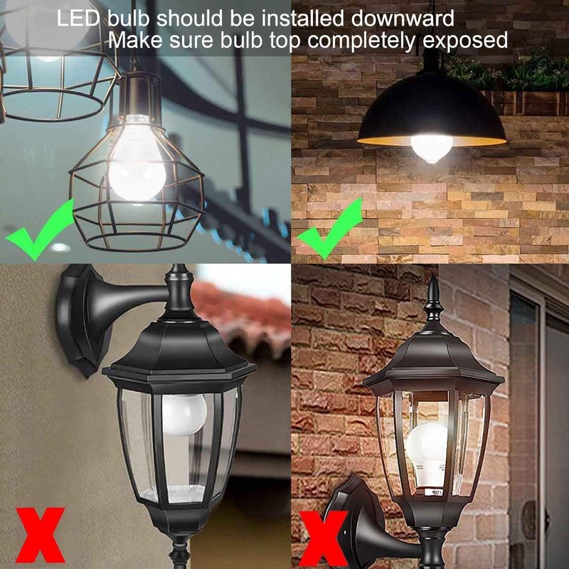 Motion Sensor Light Bulbs, PIR Movement Activated Dusk to Dawn