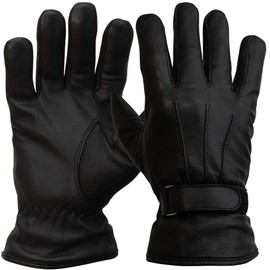 PzFst 8781 Police Premium Winter Gloves with 360 Degree Cut Protection, black