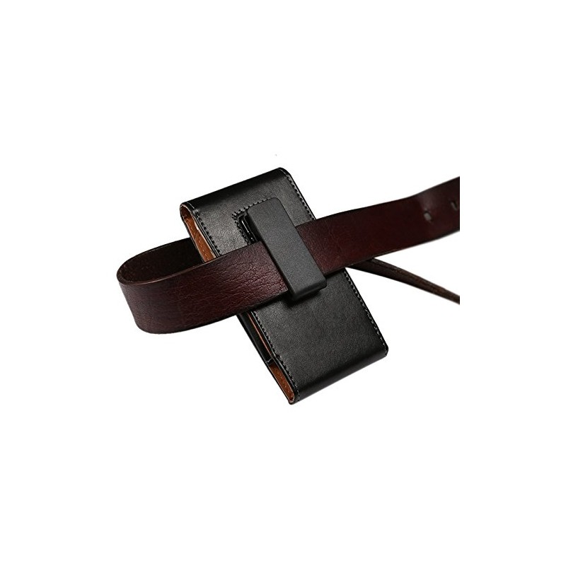 DFV mobile - Magnetic Leather Executive Case Belt Clip Rotary