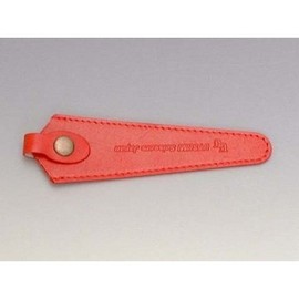 U&U U&U Genuine Leather Scissor Cap for Long, Red