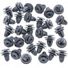 Rexka 30pcs Door Trim Panel Retainer Clip Gray Nylon for
