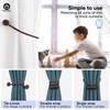 Remunkia Magnetic Curtain Tiebacks 4 Pack, Curtain Tie Backs Holder,