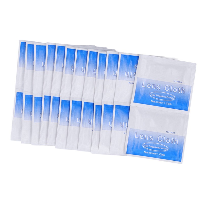 48pcs Lens Cleaning Wipes Disposable Screen Cleaning Papers for Eyeglasses