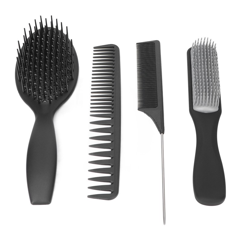 4pcs Multifunctional Hair Comb Set Tail Comb Tail Comb 9
