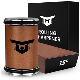 Rolling Knife Sharpener Tool Kit, Kitchen Knife Sharpener with Diamonds and Ceramic, Sharpener Kit offer 15° & 20° Magnetic Angles, Hunting knife Sharpener for Kitchen Gadgets & Gifts
