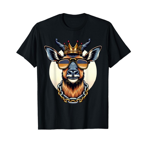 Impala Gangsta Antelope with Crown Cool T-Shirt
