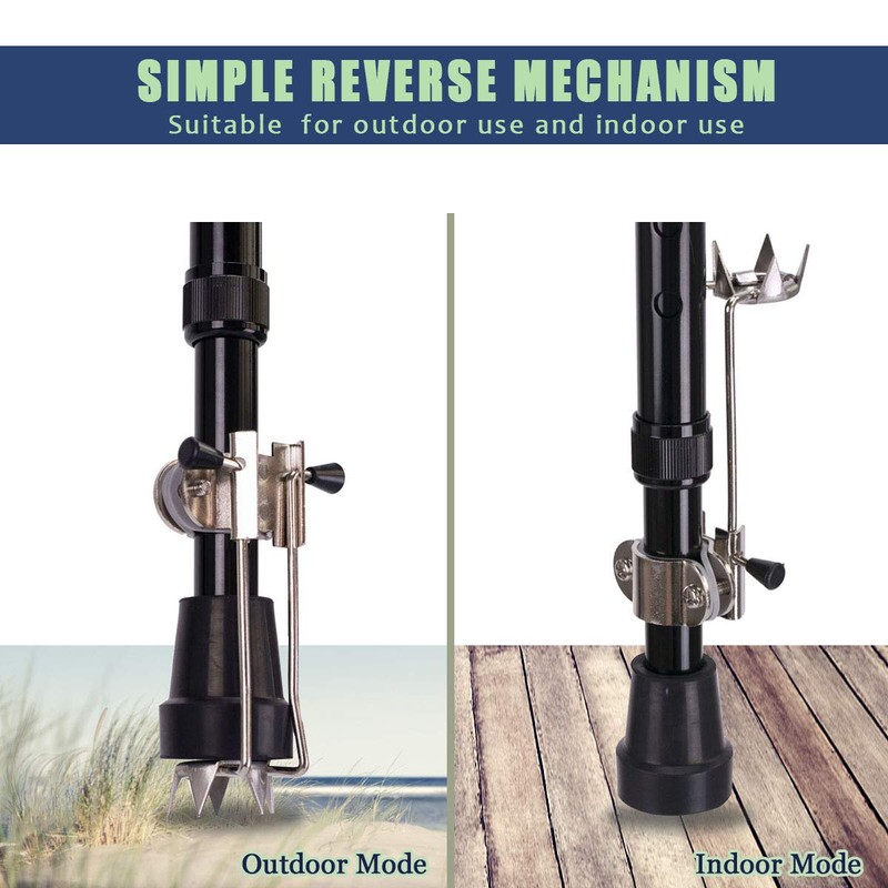 BRMDT Cane Ice Tip Attachment, Outdoor Non-Slip in Winter Durable