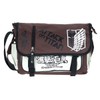 CoolChange Attack on Titan messanger bag, brown/white