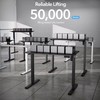 LongKe Electric Standing Desk Adjustable Height, Stand up Home Office