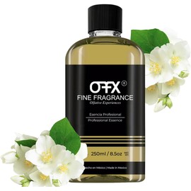 Fine Fragrance, Esencia para difusor aroma Jazmín, 250ml, ultra concentrada para uso exclusivo en difusores profesionales y aromaterapia