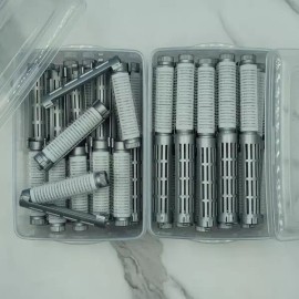원터치 집게형 헤어롤 뿌리볼륨 16P 케이스 포함 One-Touch Clip Type Hair Roller Root Volume 16P with Case