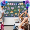 Pasimy Outer Space Birthday Bulletin Board Decorations Galaxy Space Theme