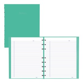 Blueline Classy NotePro Notebook, Ruled, Hard Cover, Aqua, 9.25" x 7.25", 150 Pages (A35C.85)