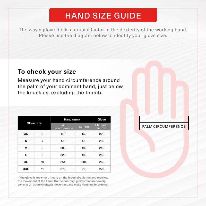 Skytec Beta 1 Red Nitrile Ultra Thin Super Light Work