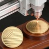 Hgnova 12 Pcs Alloy Blank Challenge Coin 40mm, 2mm Thickness