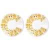 Healeved 2 Pcs Nail Art Rivet Seashell Nail Charms Small