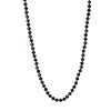 Ambrum Long Crystal Wrap Necklace Women Beaded Knotted Jewelry Champagne