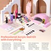 Nail Kit for Beginners with Everything: Practice Nail Hand Acrylic