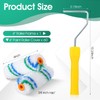 61 Pack Small Paint Roller Covers Kit, 60 Pcs 4