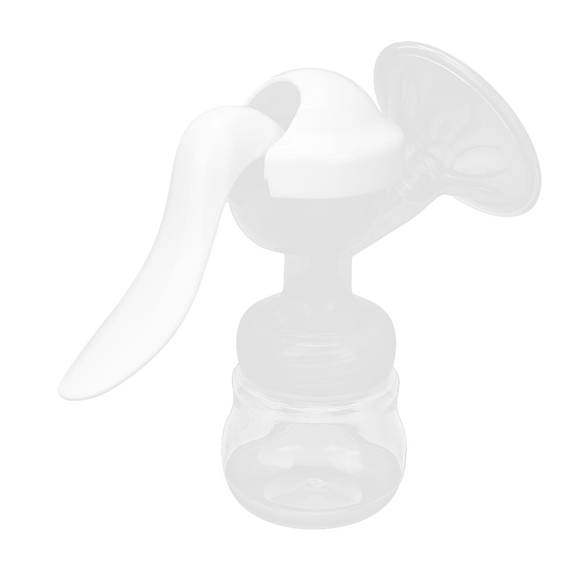 Portable Manual Breast Pump Single Hand Breast Pump Plastic Breastfeeding
