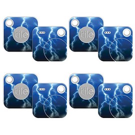 MightySkins Skin Compatible with Tile Mate w/Replaceable Battery (2018) - Lightning Storm | Protective, Durable, and Unique Vinyl wrap Cover | Easy to Apply, Remove | Made in The USA