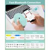 Anycash N12 Label Maker Machine, Portable Bluetooth Mini Label Printer,