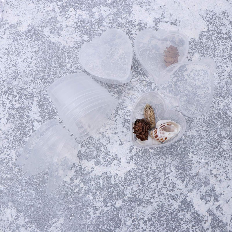 ULTNICE 100PCS Plastic Slime Containers Empty Spice Containers Plastic Jars