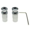 Dopro Locking Tailpiece Mounting Studs Guitar Stop Bar Posts Wraparound Bridge Locking Posts Chrome