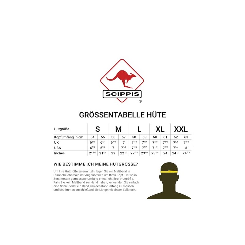 Scippis Barrow Western Cowboy Straw Hat Natural Colour Extra Large