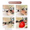Buhobha 2-Pack Truck Hard Hat Holder, Multi-Functional Accessory with Three