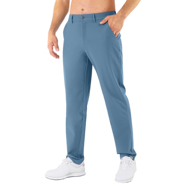 Shallowlulu Mens Golf Pants Stretch Classic Fit Dress Pants 30"/32"/34"