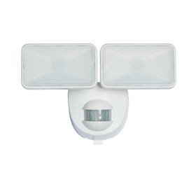 Globe Electric Heath Zenith HZ-7161-WH 400 Lumen Battery Powered Motion Sensing Light with Easy Install Plate, White