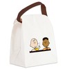 CafePress Peanuts Chuck & Franklin Canvas Lunch Bag with Strap