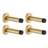 JQK Door Stopper Gold, 304 Stainless Steel Thicken 1mm Sound