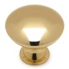 Cosmas® 5305PB Polished Brass Traditional Round Solid Cabinet Hardware Knob