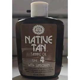 Native Tan SPF 4 Tanning Oil 6oz With Sunscreen