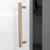 POVEFONK 7 Inch Champagne Bronze Cabinet Handles - 10 Pack