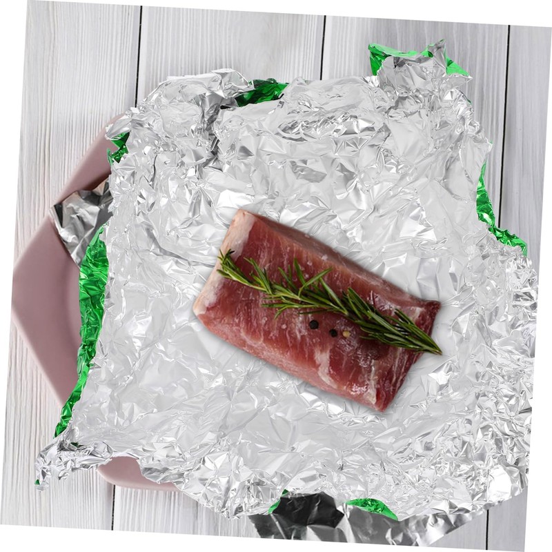 FUNOMOCYA 100pcs Aluminum Foil Wrapping 20x20cm Candy Wrapper Tin Foil