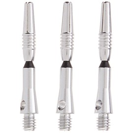 Viper Spinster Aluminum Dart Shaft: Short (SH), Silver, 3 Pack