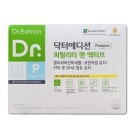 Dr. Fertility 셀러허브 식품 닥터에디션 퍼틸리티 맨 액티브 30포 (1개월분) Sellerhub Food Doctor Edition Fertility Man Active 30 Sachets (1 Month Supply)