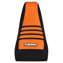 Honda Fourtrax TRX 70 Gripper Seat Cover 1986 - 1987   BLACK -ORANGE- BLACK #279