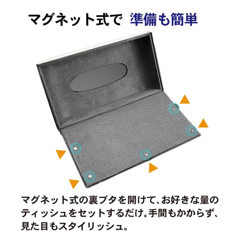 CRAFT Works Sun Visor, Tissue Box, For Cars, Tissue Box,