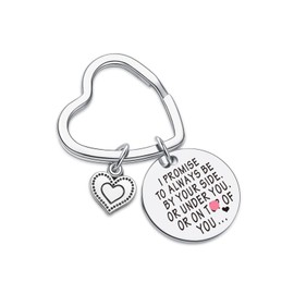 7RVZM Naughty Keychain For Wife Anniversary Keychain From Husband Gift Girlfriend Jewelry From Boyfriend Gift Wedding Party Jewelry For Groom Keychain From Bride Valentine's Day Keychain