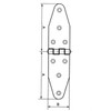 Wing Hinge - A2 (304) Stainless - 2 Pack