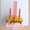 Beaupretty Led Decor Led Electronic Incense Burner Stick Buddhist Candle