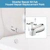 2 Set Tub Spout Diverter Repair Kit, Including 2pcs Cup
