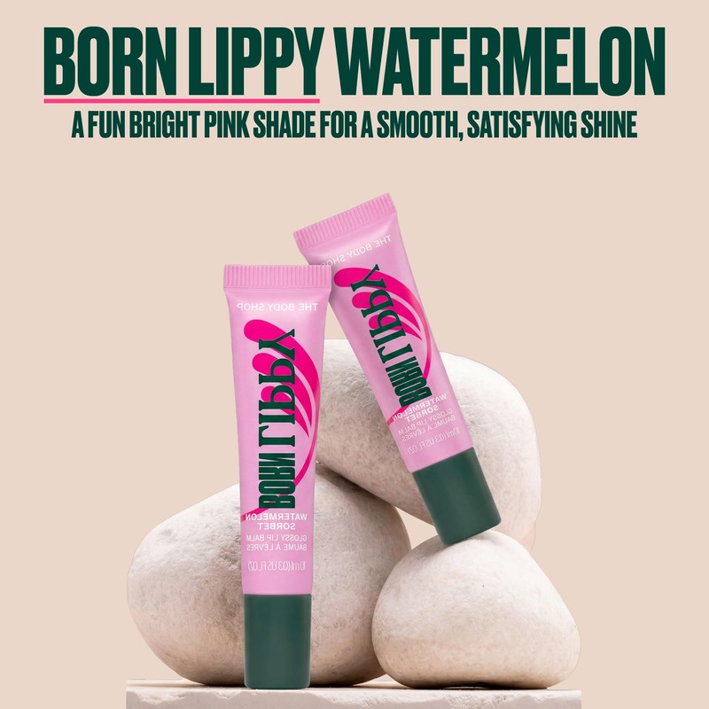 The Body Shop Born Lippy Watermelon Sorbet Glossy Hydrating Lip