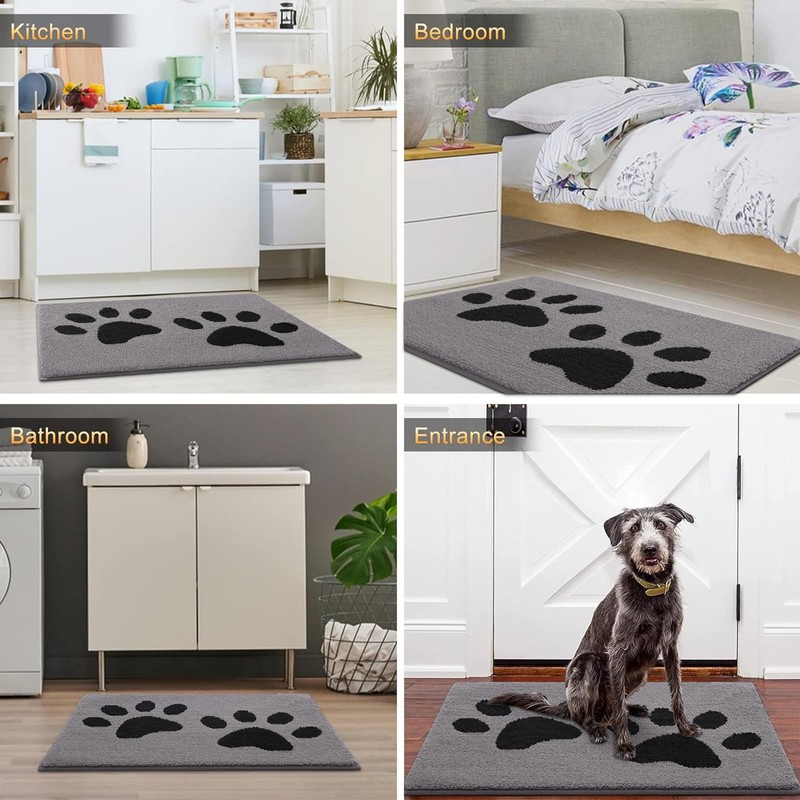 Arotive Indoor Door Mat, 20" x 30" Absorbent Dirt Resist